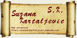Suzana Kartaljević vizit kartica